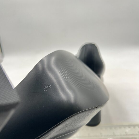 FOWT Black Platform Round Toe Pumps Chain Chunky High Heel Loafers Slip on Shoes - Picture 6 of 8